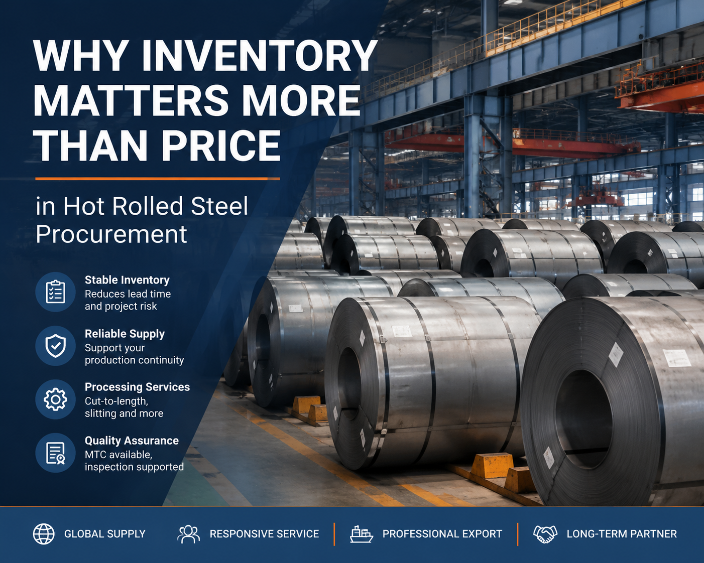 Why Inventory Matters More Than Price in Hot Rolled Steel Procurement